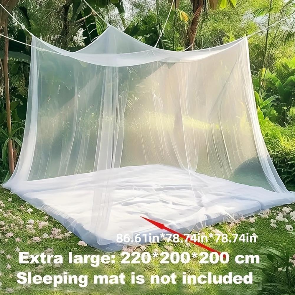 Camping Hammock With Mosquito Net Rainfly - Bardzo duża zewnętrzna siatka przeciw komarom