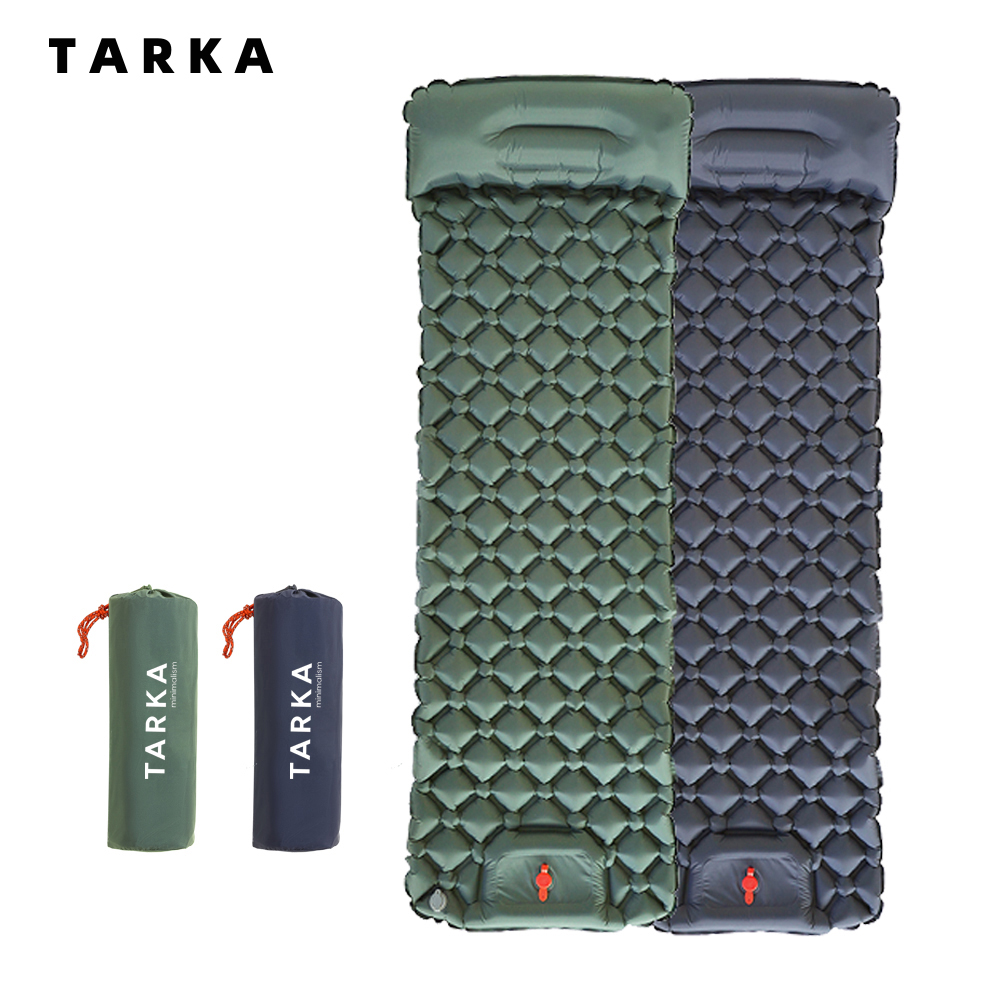 Inflatable Camping Sleeping Pad Pillow - TARKA – dmuchane materace kempingowe z