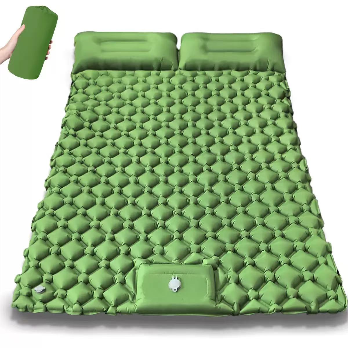 Camping Air Mattress Built In Pump - Wyprzedaż! Dmuchane maty kempingowe, materac powietrzny