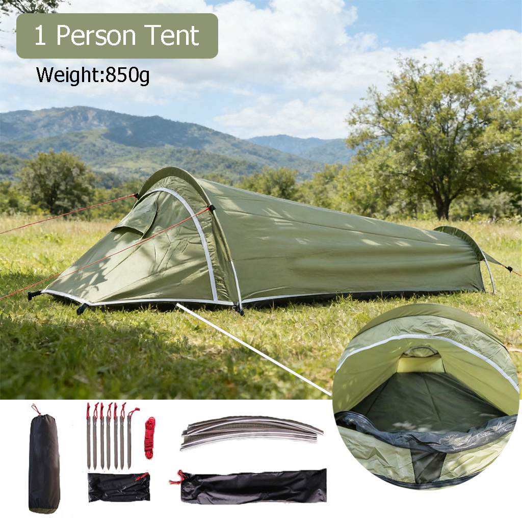 Ultralight Bivy Tent 1 Person Waterproof - Namiot kempingowy dla jednej osoby, ultralekki