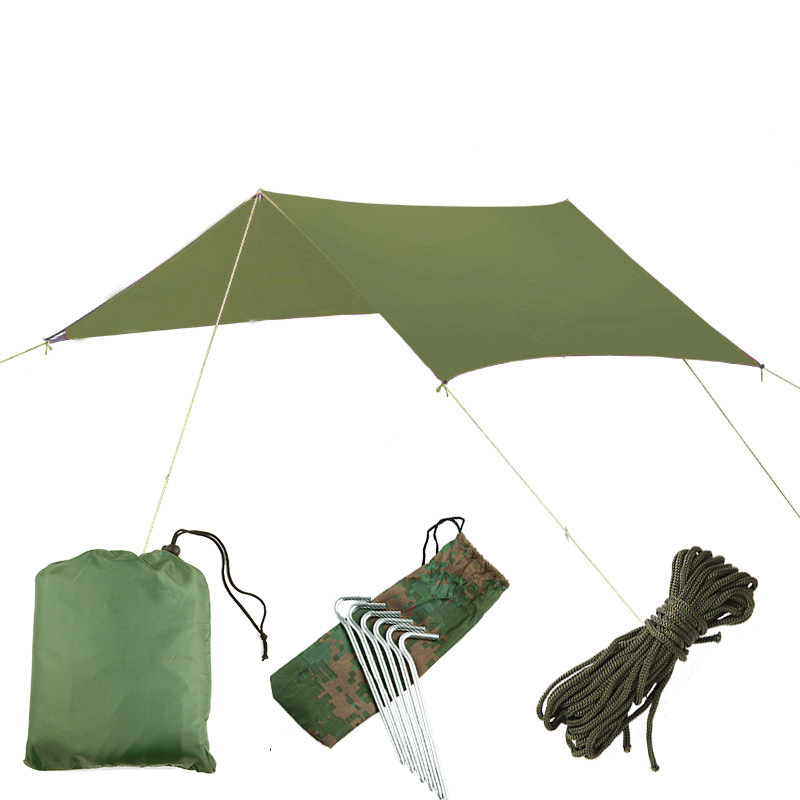 Hammock Rain Fly Tarp Waterproof 3X3M - Markiza 3x3m Wodoodporna plandeka Namiot Cień