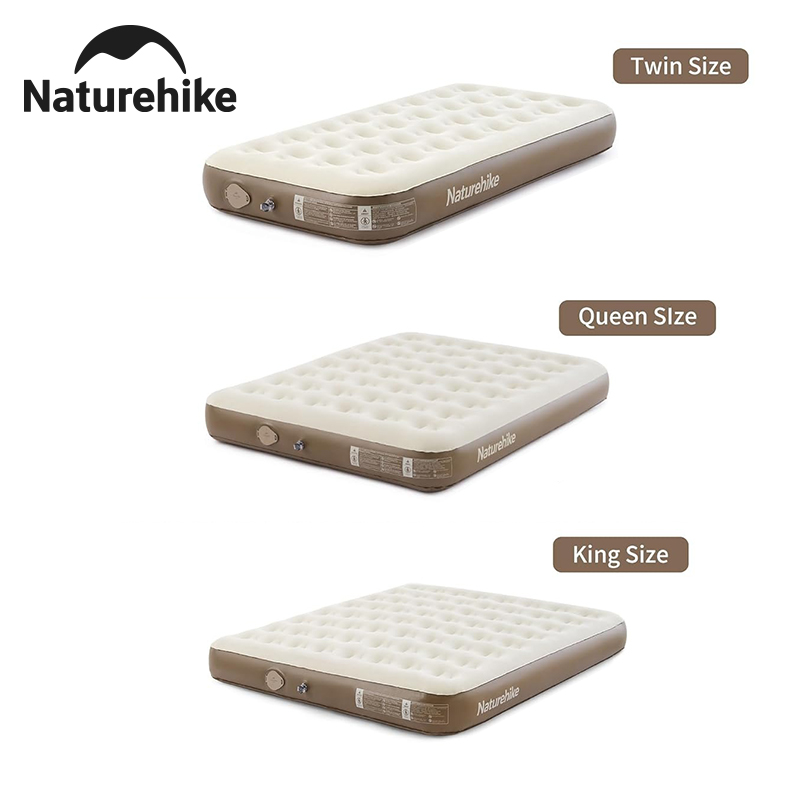 Camping Air Mattress Built In Pump - Materac dmuchany Naturehike Queen Twin King