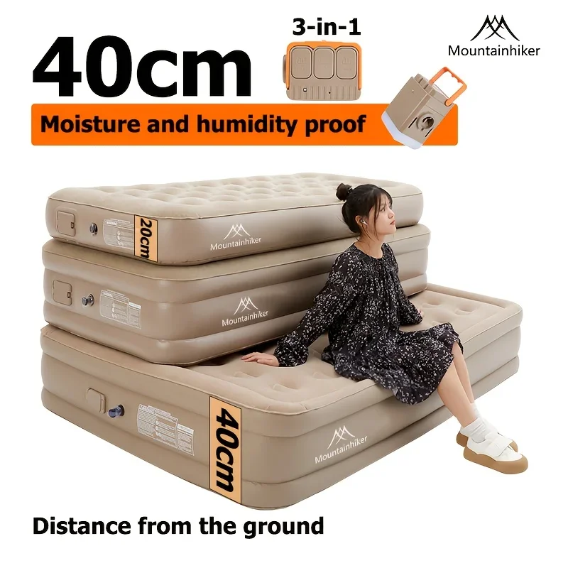 Materac dmuchany Mountainhiker – Camping Air Mattress Built In Pump recenzja i cena