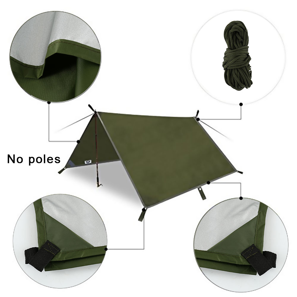 Plażowy Hamak z Osłoną Przeciw – Hammock Rain Fly Tarp Waterproof 3X3M recenzja i cena