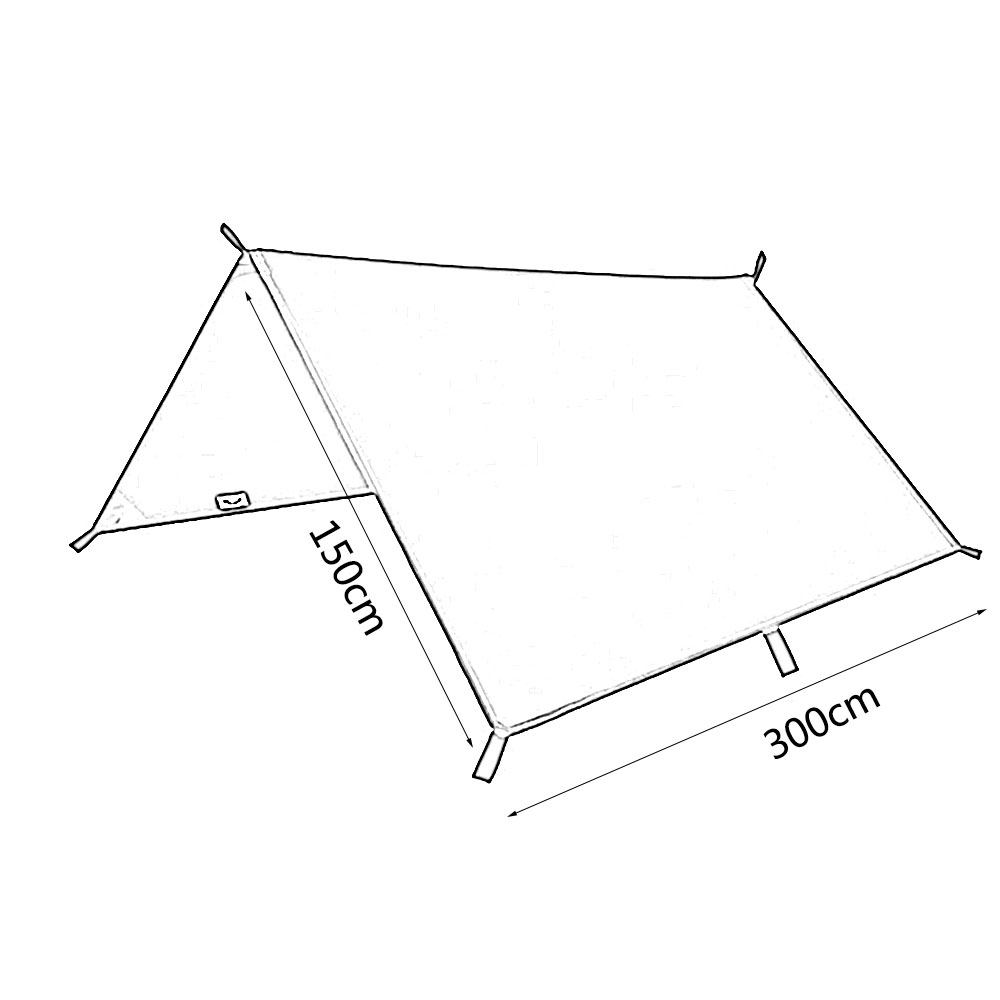 Plażowy Hamak z Osłoną Przeciw – Hammock Rain Fly Tarp Waterproof 3X3M recenzja i cena
