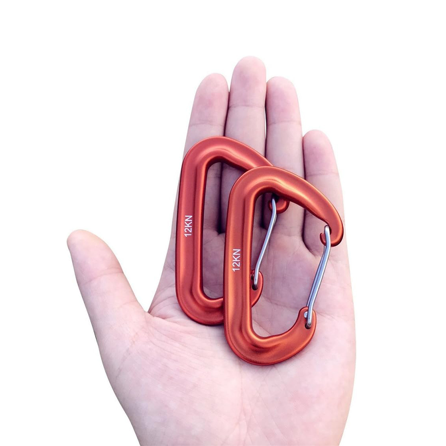 2/5 szt. Karabinek w kształcie – Carabiners Aluminum 12Kn Heavy Duty recenzja i cena