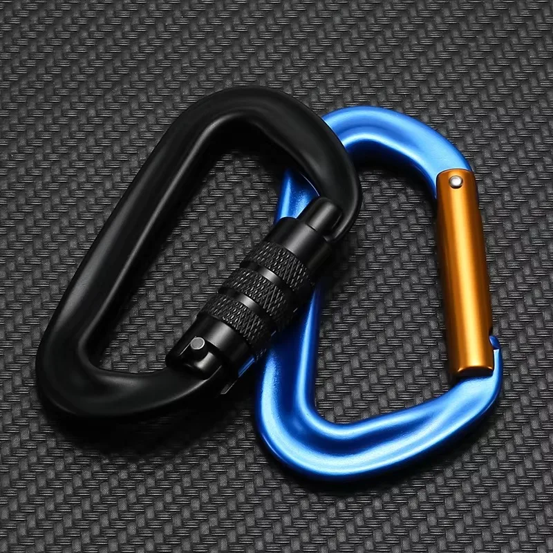 Karabinek w kształcie litery D – Carabiners Aluminum 12Kn Heavy Duty recenzja i cena