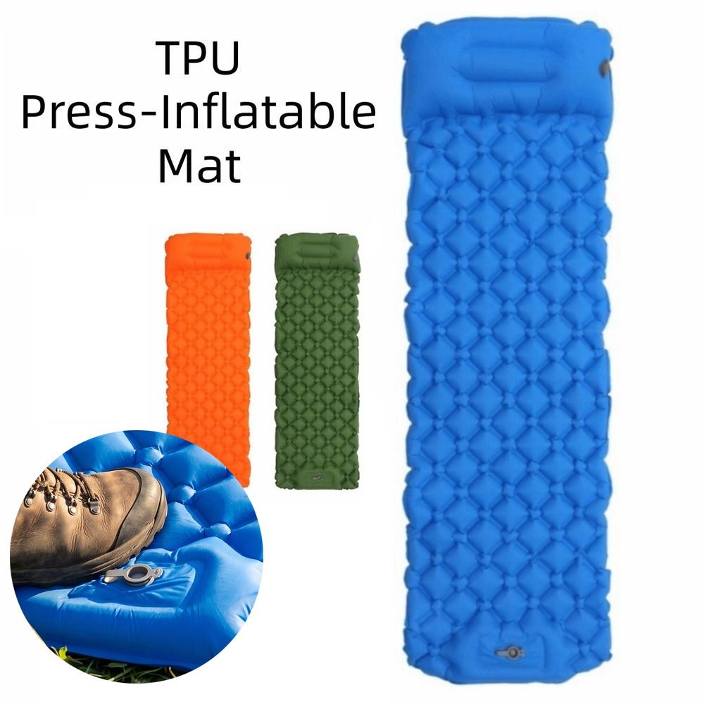 Nadmuchiwana mata kempingowa s – Inflatable Camping Sleeping Pad Pillow recenzja i cena