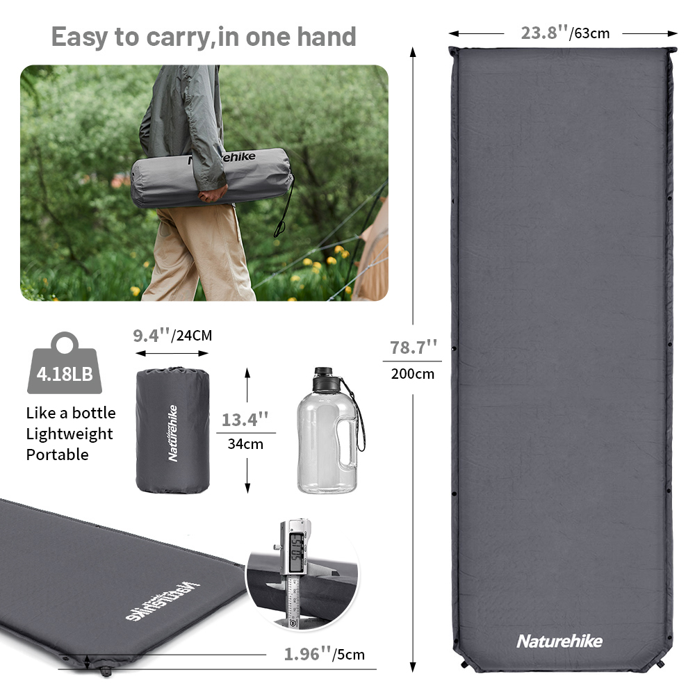 Naturehike Materac samonafukuj – Camping Air Mattress Built In Pump recenzja i cena