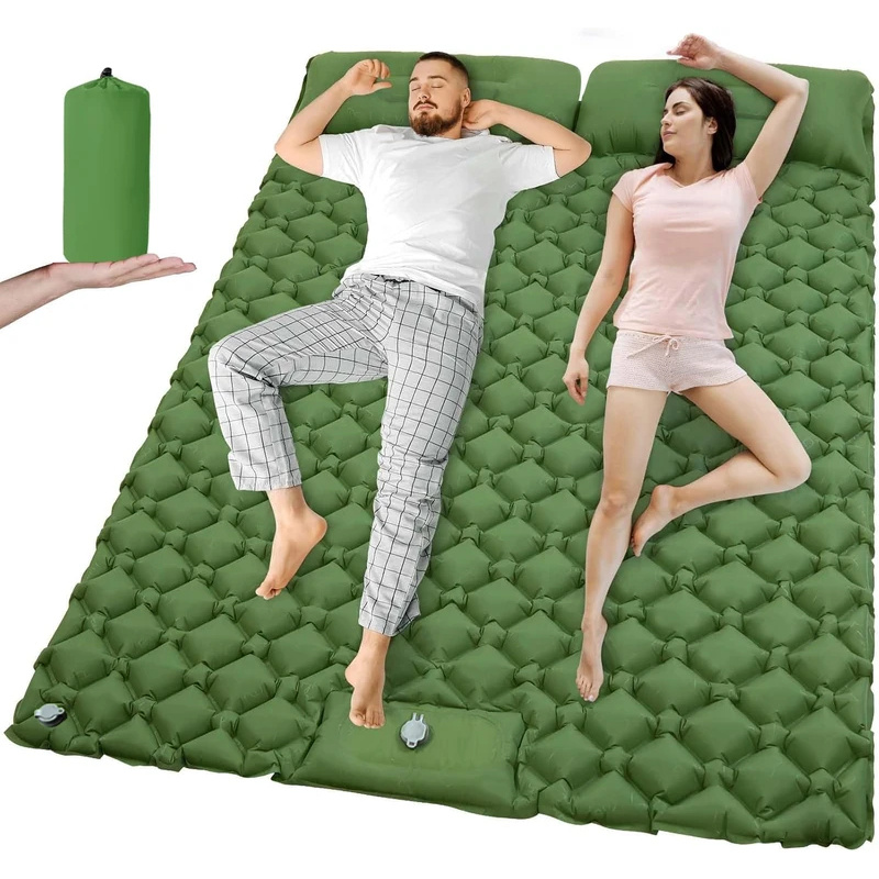 Gorący, ultracienki, składany  – Camping Air Mattress Built In Pump recenzja i cena