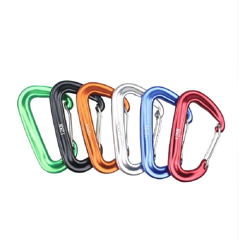 6 szt. karabińczyków z pierści – Carabiners Aluminum 12Kn Heavy Duty recenzja i cena