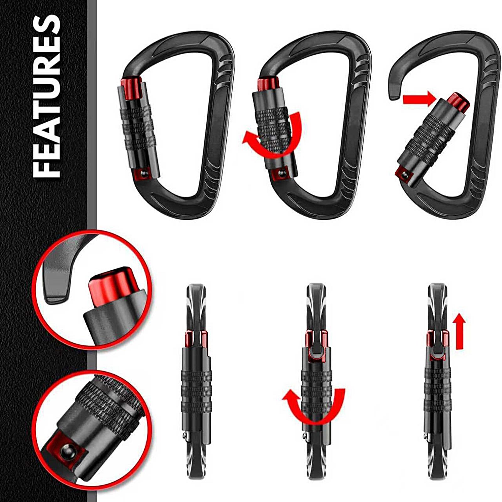 Wytrzymały karabińczyk z bloka – Carabiners Aluminum 12Kn Heavy Duty recenzja i cena