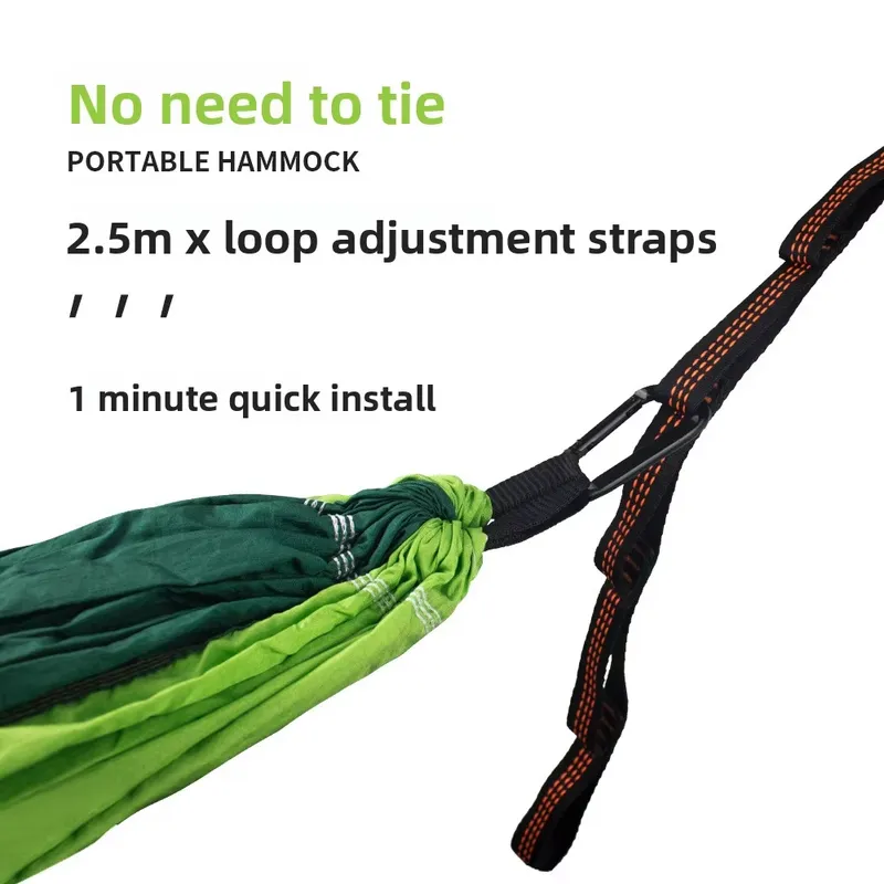 Przenośna, lekka, nylonowa ham – Double Hammock Portable Parachute Nylon recenzja i cena