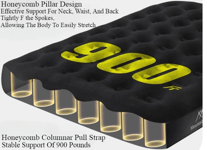 MOUNTAINHIKER Nadmuchiwany Mat – Camping Air Mattress Built In Pump recenzja i cena
