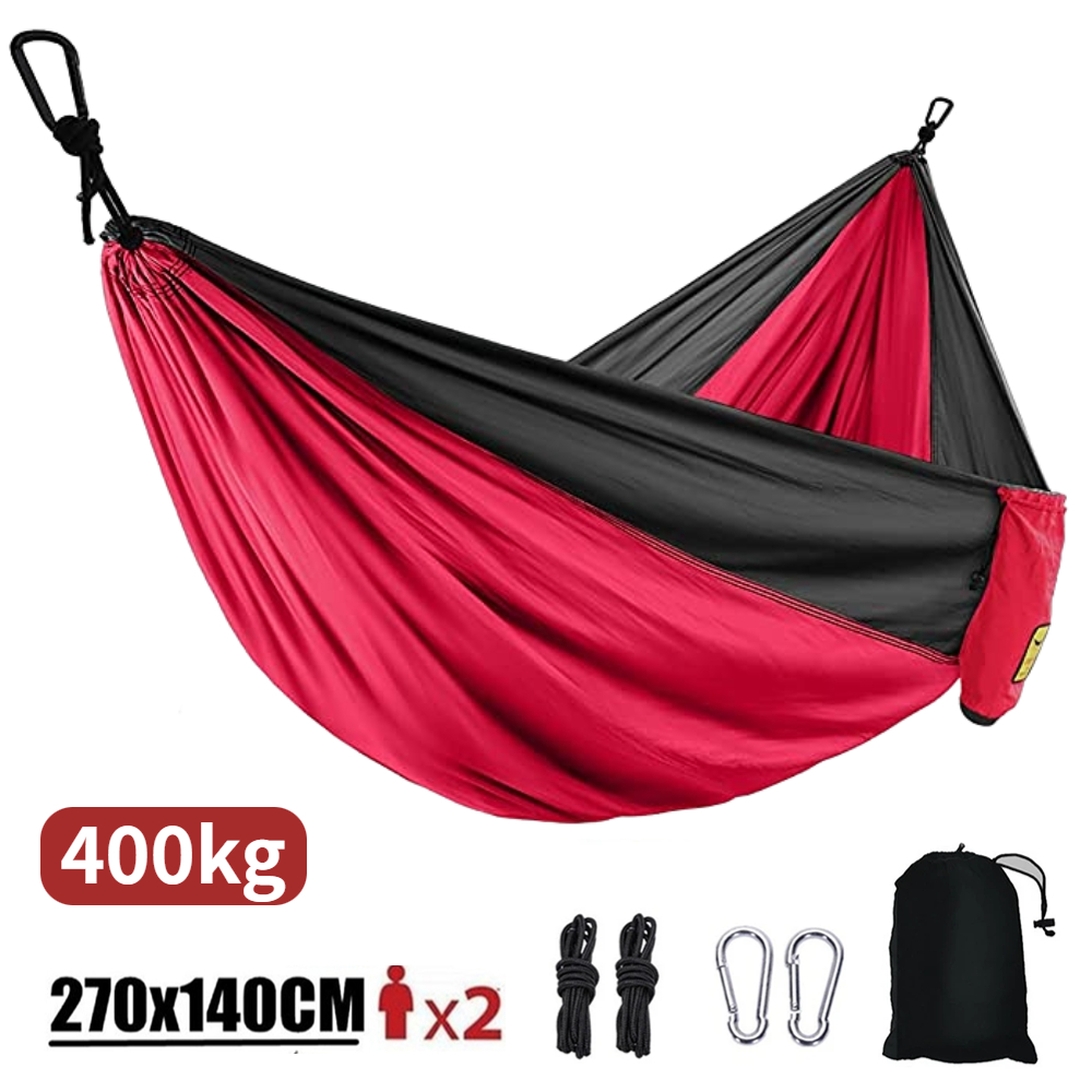 270x140cm przenośne hamaki nyl – Double Hammock Portable Parachute Nylon recenzja i cena
