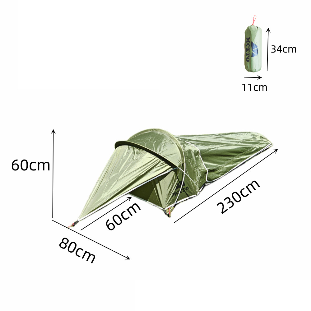 Ultralekki namiot Bivy dla jed – Ultralight Bivy Tent 1 Person Waterproof recenzja i cena