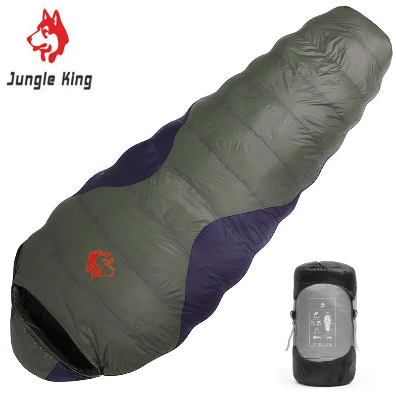 Śpiwór Mumia JUNGLE KING CY660 – Sleeping Bag 4 Season Down Winter recenzja i cena