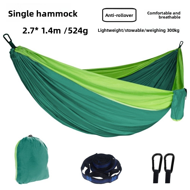 Przenośny hamak kempingowy 270 – Double Hammock Portable Parachute Nylon recenzja i cena