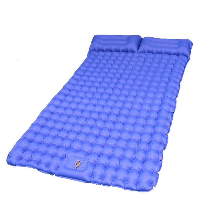 Podwójna dmuchana mata kemping – Inflatable Camping Sleeping Pad Pillow recenzja i cena