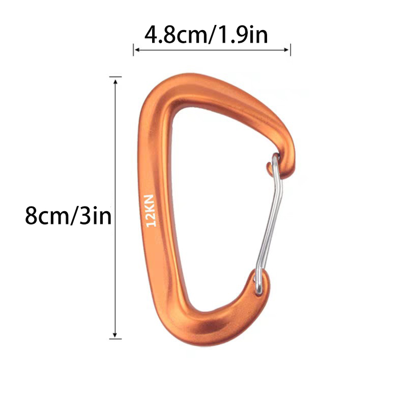 MuqiNush 5 szt. karabińczyków  – Carabiners Aluminum 12Kn Heavy Duty recenzja i cena