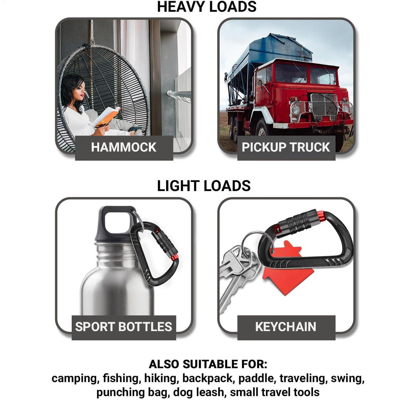 Karabinek 12KN Wytrzymały Kara – Carabiners Aluminum 12Kn Heavy Duty recenzja i cena