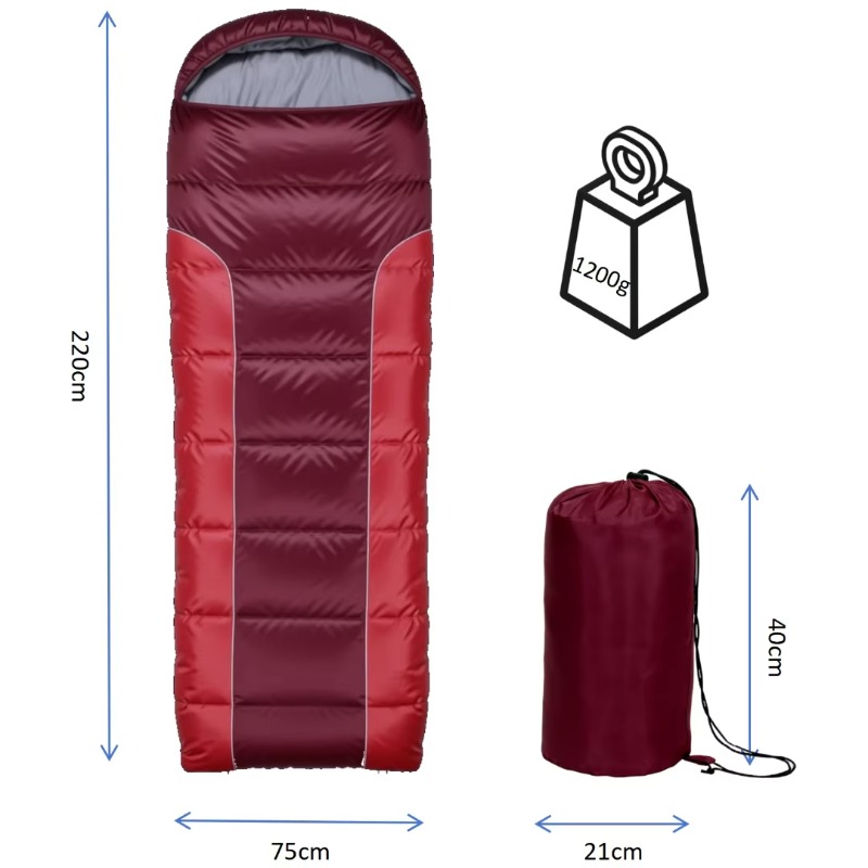 YTYIN Ultralekki Kompaktowy Śp – Sleeping Bag 4 Season Down Winter recenzja i cena