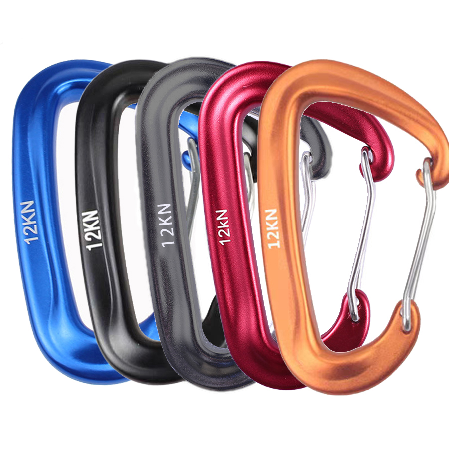 Karabińczyk, lekkie, wytrzymał – Carabiners Aluminum 12Kn Heavy Duty recenzja i cena