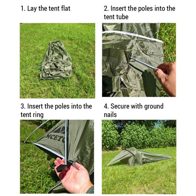 Ultralekki namiot bivakowy jed – Ultralight Bivy Tent 1 Person Waterproof recenzja i cena