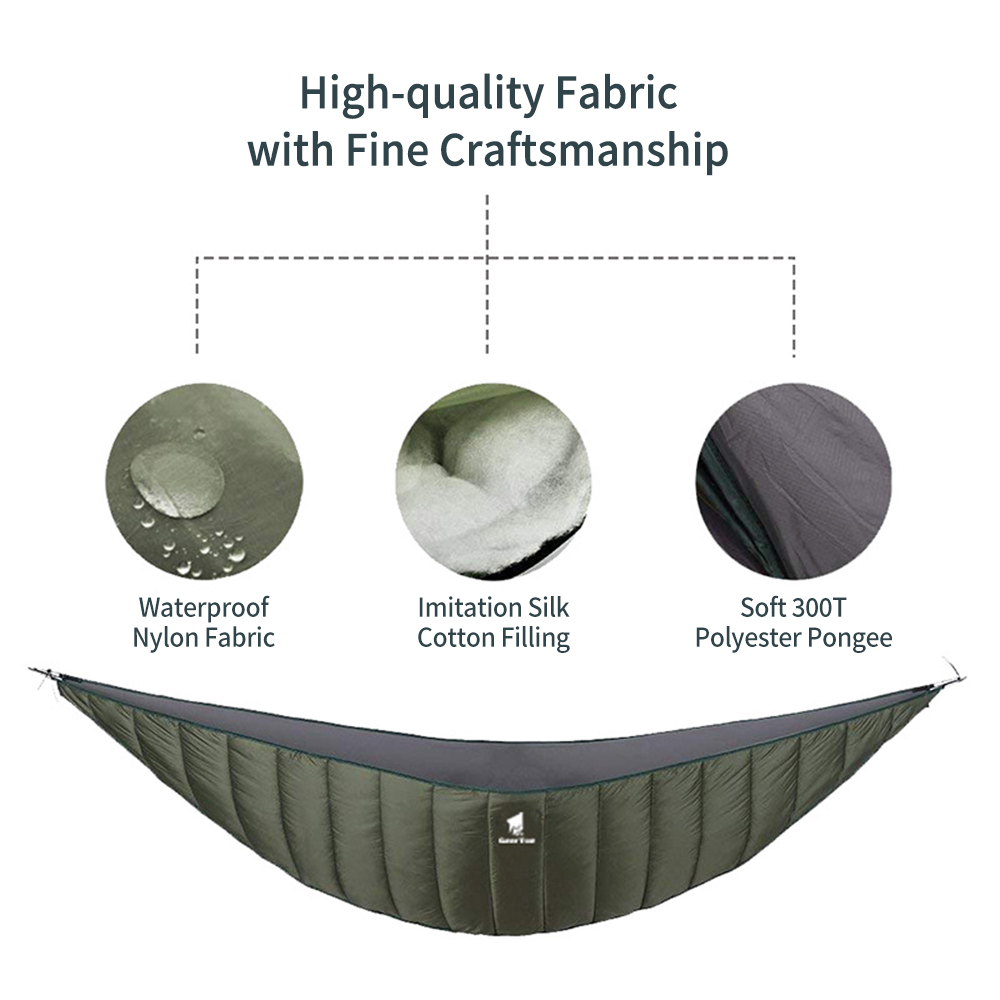 Przenośny hamak pod kołdrę Zim – Underquilt For Camping Hammock Cold Weather recenzja i cena
