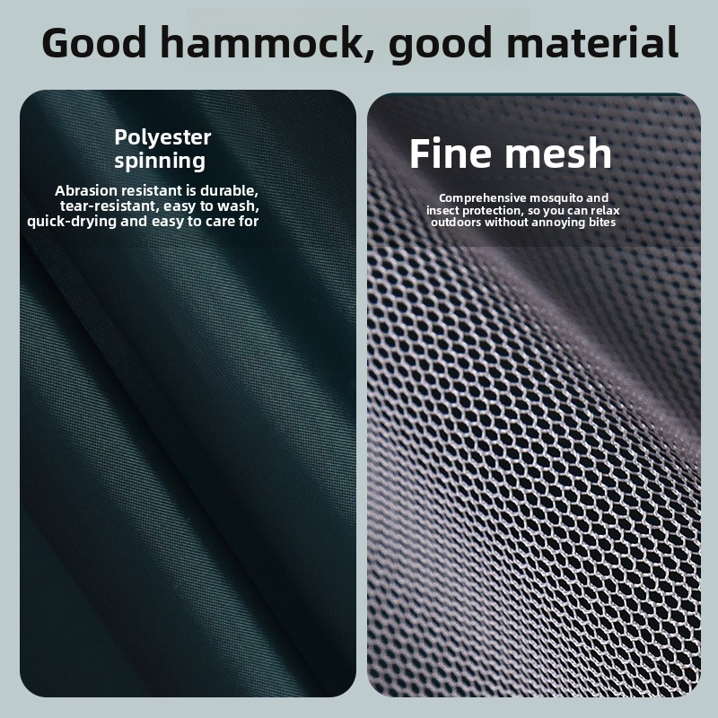 Przenośny dwukolorowy hamak pr – Double Hammock Portable Parachute Nylon recenzja i cena