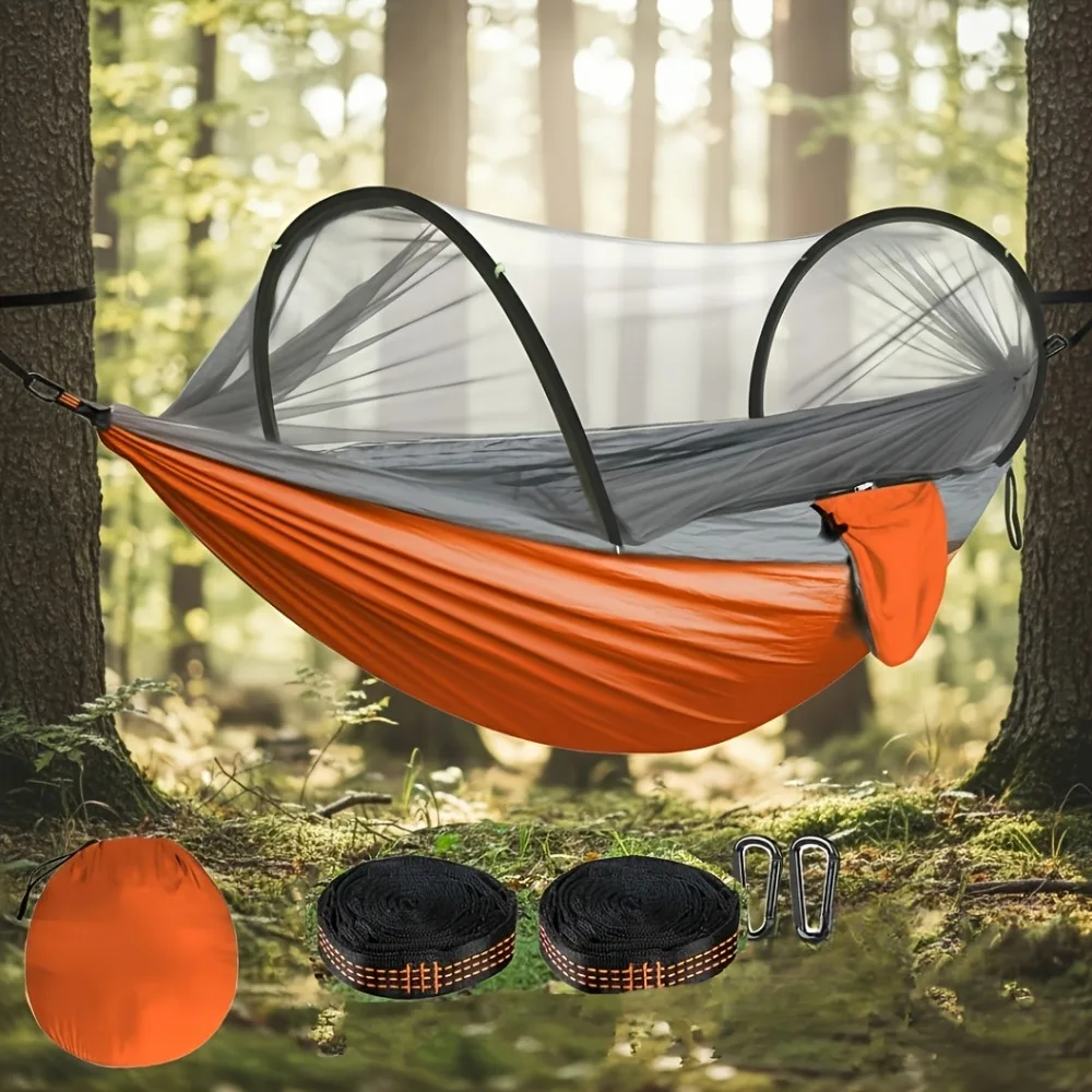 Przenośna, pojedyncza lub podw – Double Hammock Portable Parachute Nylon recenzja i cena