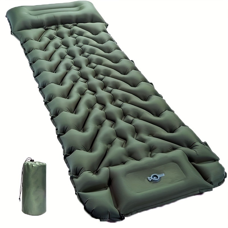 Wytrzymała nylonowa, wygodna,  – Inflatable Camping Sleeping Pad Pillow recenzja i cena