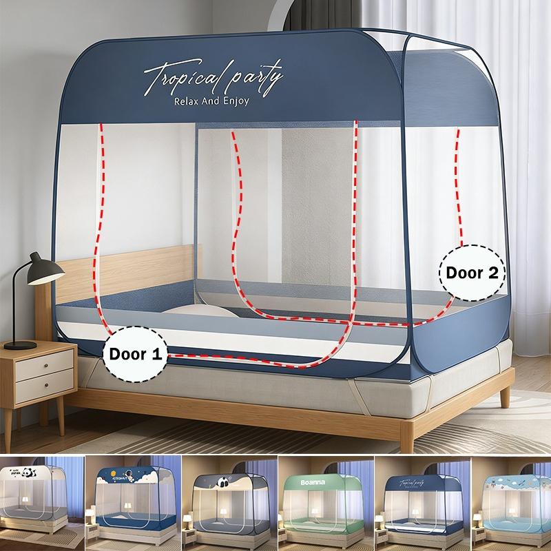 Moskitiera na łóżko, przenośna – Camping Hammock With Mosquito Net Rainfly recenzja i cena
