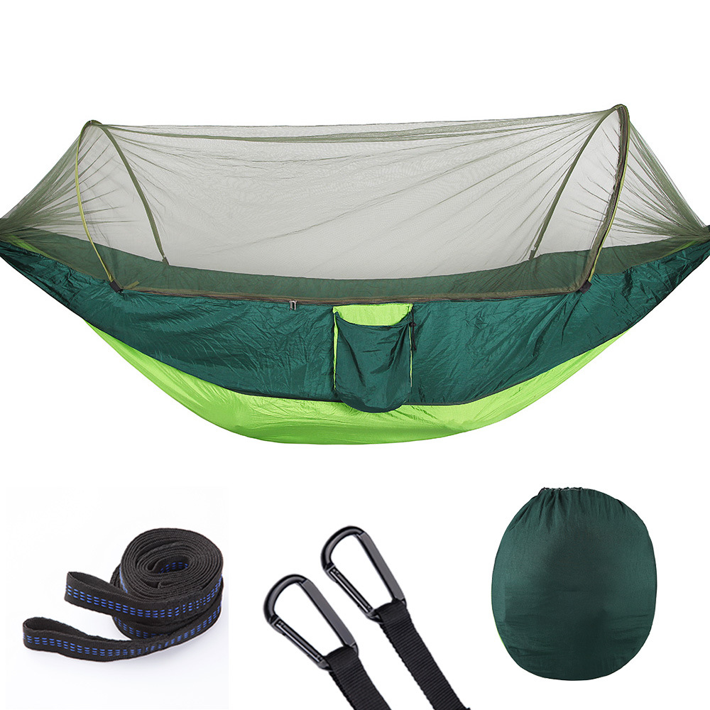290*140 hamak z komarami na ze – Camping Hammock With Mosquito Net Rainfly recenzja i cena