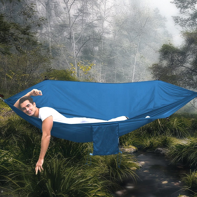 Lekkie nylonowe hamaki kemping – Double Hammock Portable Parachute Nylon recenzja i cena